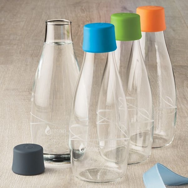 Ekologické skleněné lahve ReTap