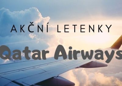 Akční letenky Qatar Airways
